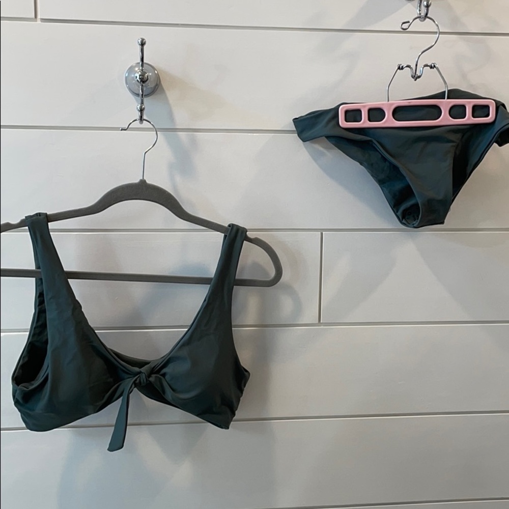Olive green bikini